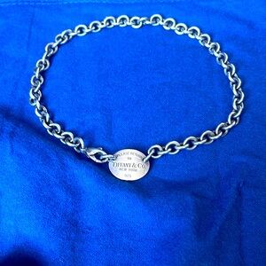 Authentic Tiffany & Co. Sterling silver necklace.